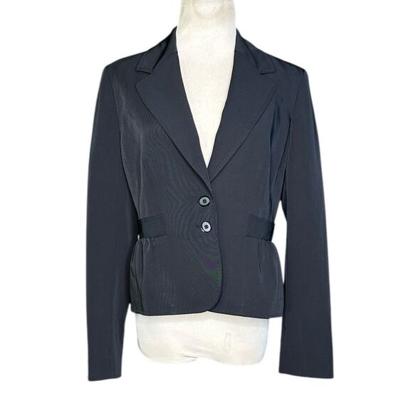 NINE WEST black two button blazer size 8P - Picture 13 of 13